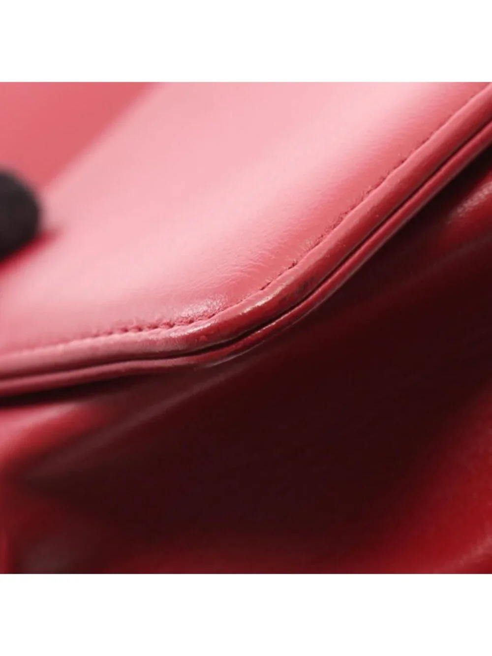 Chanel Shoulder Bag Boy Large Quilted Red Lambskin Chain